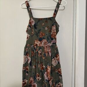 Green Flower Dress